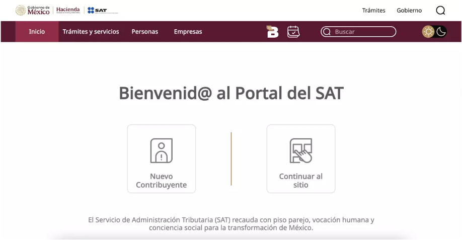 SAT lanza nuevo portal para facilitar trámites a contribuyentes
