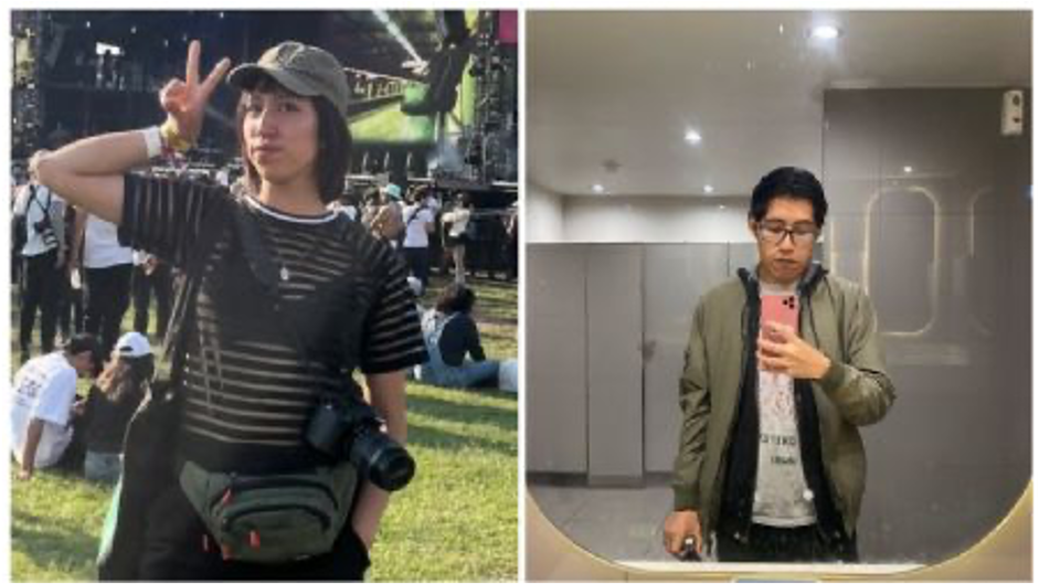 Berenice Giles y Miguel Hernández e