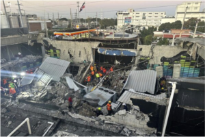 Imagen 1.Colapso de techo de una discoteca en República Dominicana deja 44 muertos