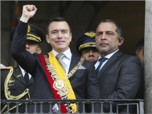 Daniel Noboa arranca nuevo gobierno con promesas de mano dura contra el crimen en Ecuador