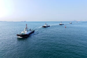 Puerto de exportaciones  Qingdao, provincia de Shandong China