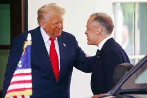US President Trump meets Canadian Prime Minister Carney at the White House