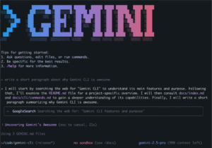Así es Gemini CLI, la IA de Google que te ayuda a programar desde la línea de comandos