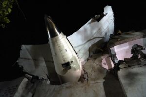 Air India plane with over 240 on board crashes after take-off in Ahmedabad