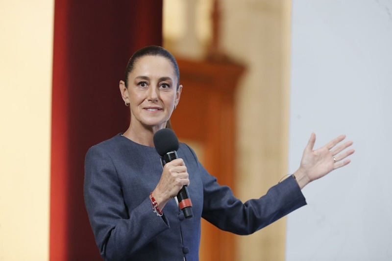 Rueda de prensa diaria de Claudia Sheinbaum en México