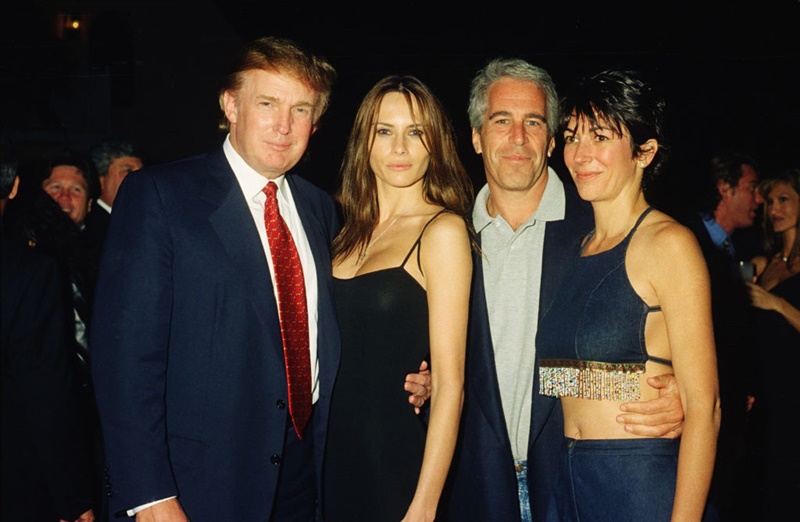 Trump, Knauss, Epstein, &amp;amp; Maxwell At Mar-A-Lago