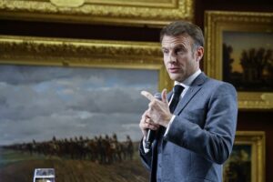 French president Macron hosts event on tourism in France