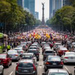 Tarde complicada en CDMX: marchas, tráfico y presión en el Metro
