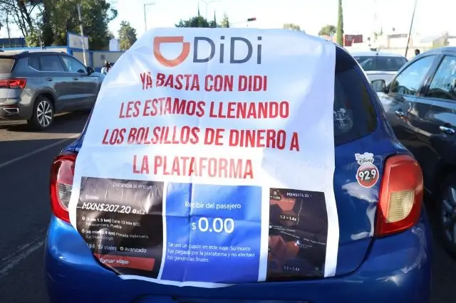 protestan_conductores_de_didi_y_uber_exigen_regulacion_de_pago_video